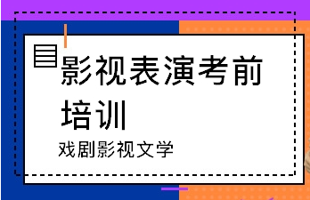 江苏考前影视表演冲刺班